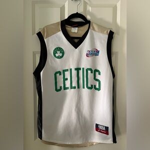Rare Vintage Magestic Paul Pierce 34 Boston Celtics 2002 NBA Playoff Jersey L